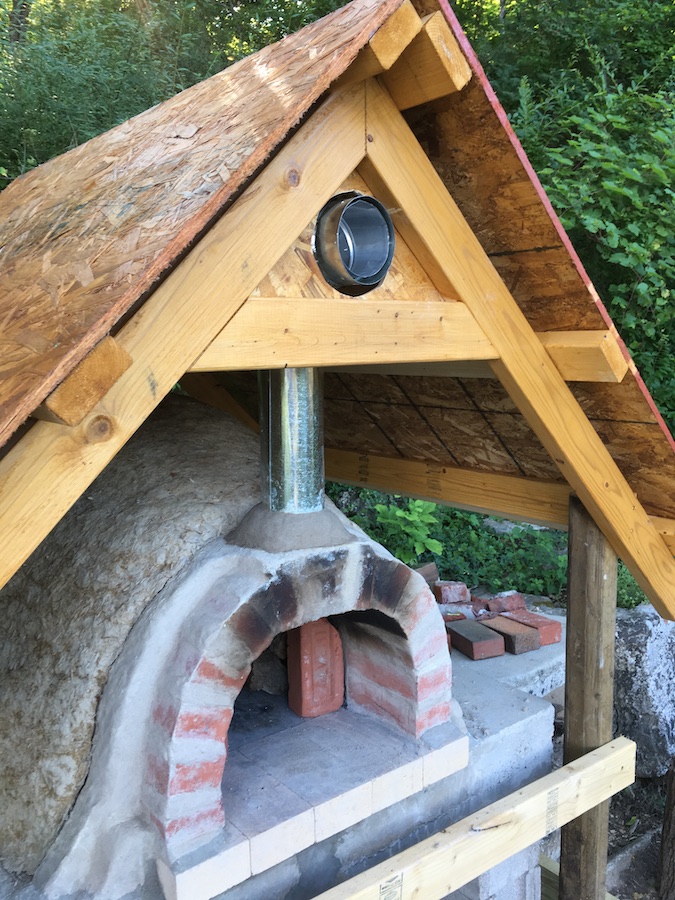 A No-Straw Clay Pizza Oven